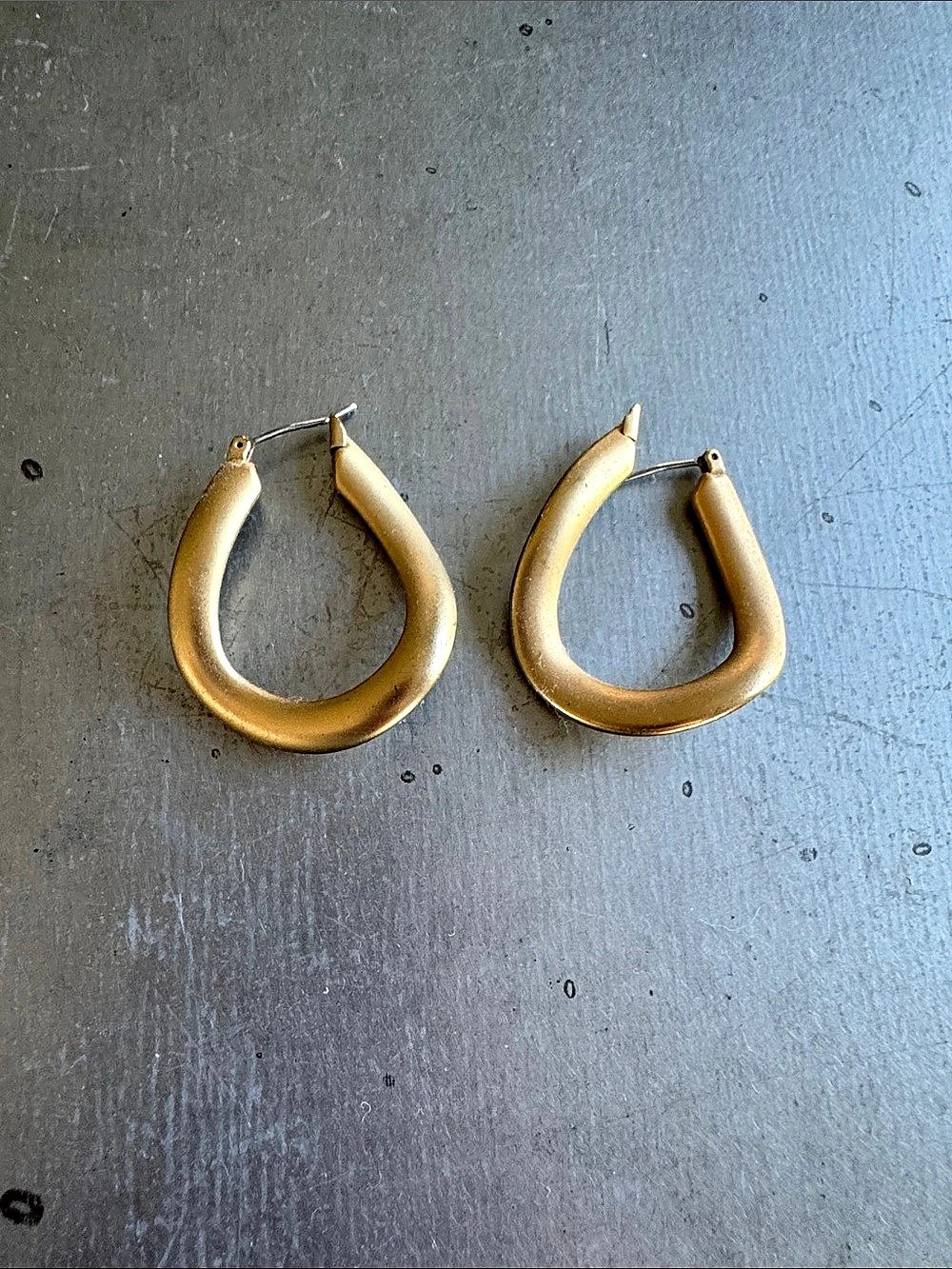Gold-Tone Hoop Earrings